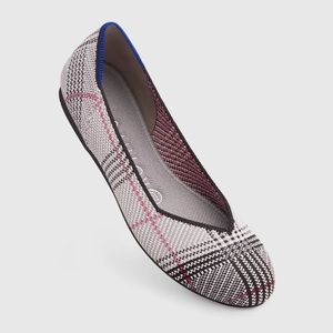Rothy’s Glen Plaid flats, size 8